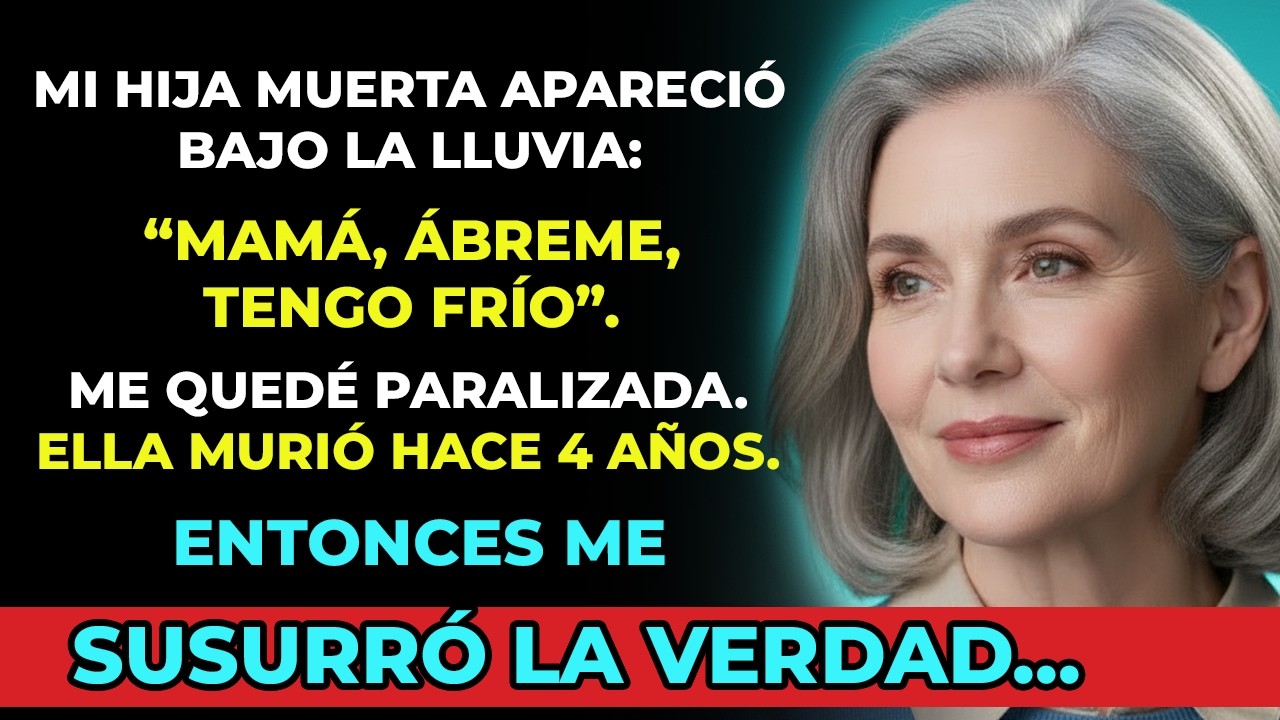 «Mamá, ábreme», dijo mi hija muerta bajo la lluvia. Lo que escuché después me aterró...