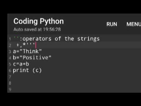 String Operators - YouTube