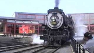 Steamtown N H S With No 2317 work the short July 11, 2009 Part One