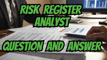🛡️ Risk Register Analyst Q&A: Your Top Risk Management Questions Answered! 📊🔍 || Skillweed