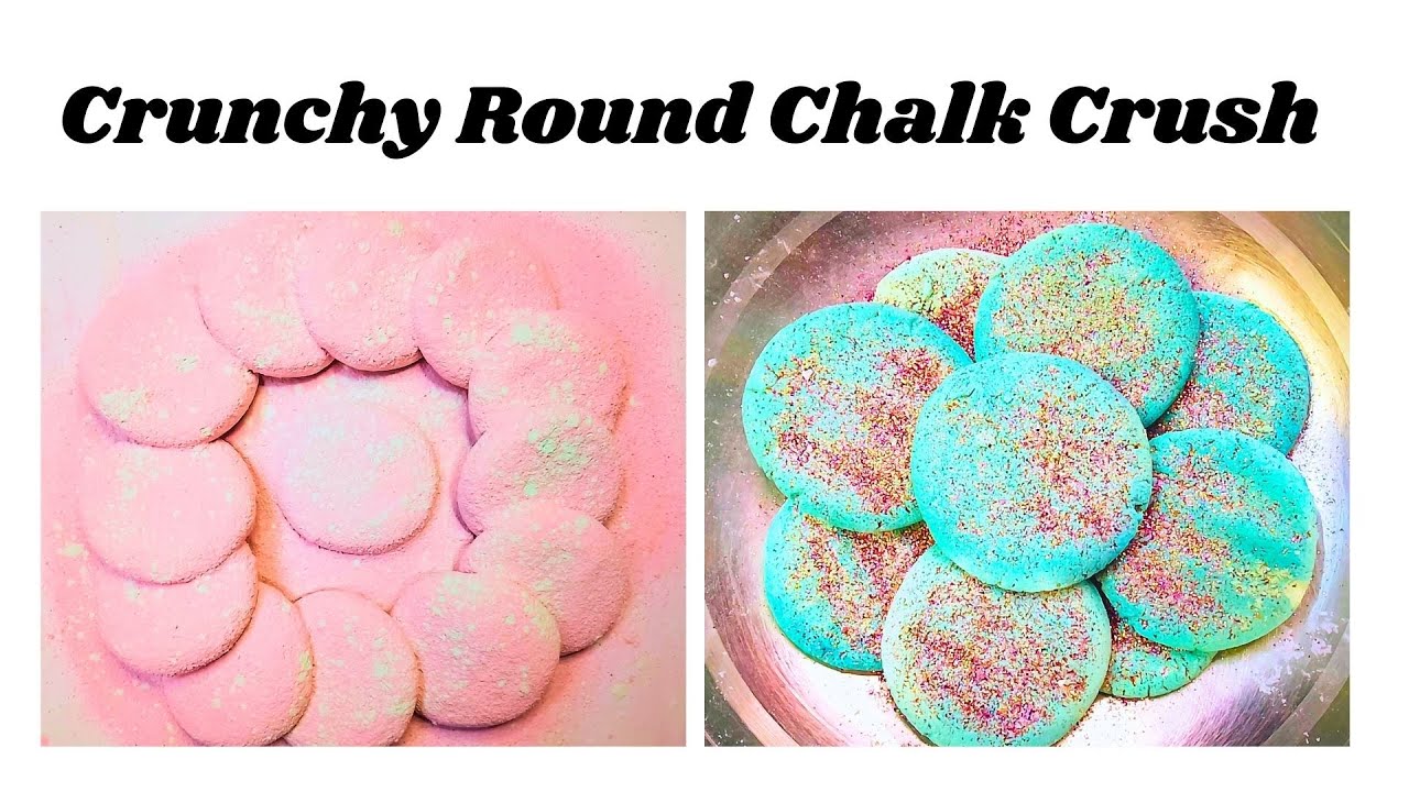 Chalk Sim Rounds The Rounds Chalk Crush | Satisfying Sounds | Oddly Satisfying - YouTube