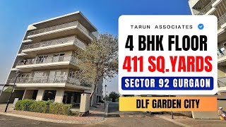4 BHK DLF Garden City Floor Sector 92 Gurgaon | 411 Sq Yards