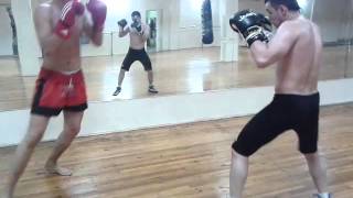 Qodirov Farrukh Training Kickboxing