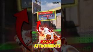 DAY 1 FINDING THE BEST ATTACHMENTS ||• AK117🔥 #shorts #viralshorts #gaming #codm #domgaming