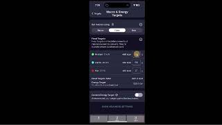 How to Set Up Fixed Macros and Calories in Cronometer screenshot 3