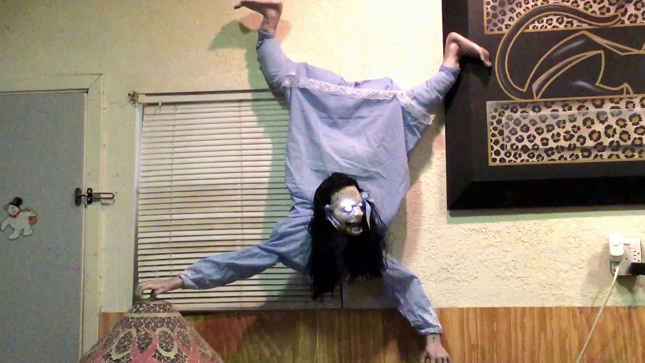 Spirit Halloween Possessed Wall Hanger Animatronic Tekky Toys YouTube