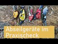 T5 Klettern Geocaching - Ausrüstung Vergleich Abseilgeräte