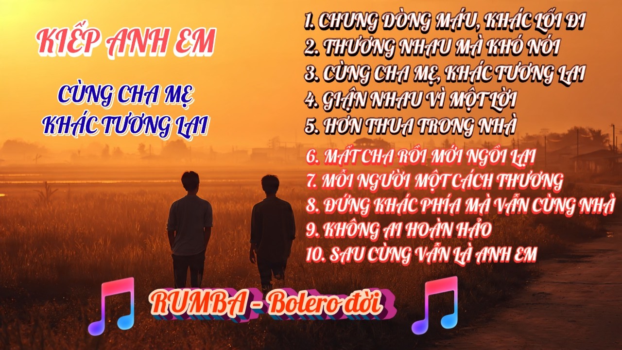 KIẾP ANH EM - CÙNG CHA MẸ KHÁC TƯƠNG LAI | ĐỜI VÔ THƯỜNG