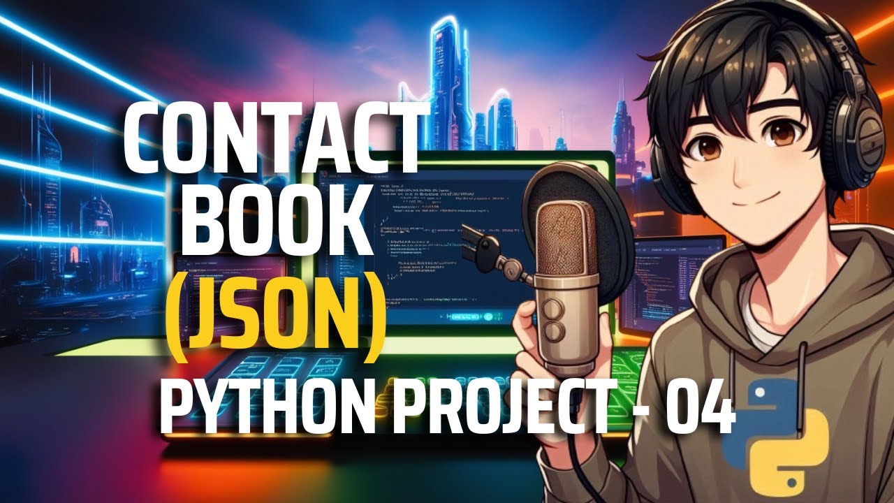 Creating Contact Book using JSON Library || Python Project - 04 ...