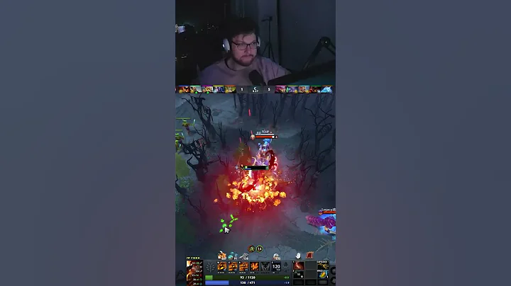 GANK ON NA TOURNAMENT LOOK LIKE!!!😱😱😱 #dota2 #shorts #qojqva