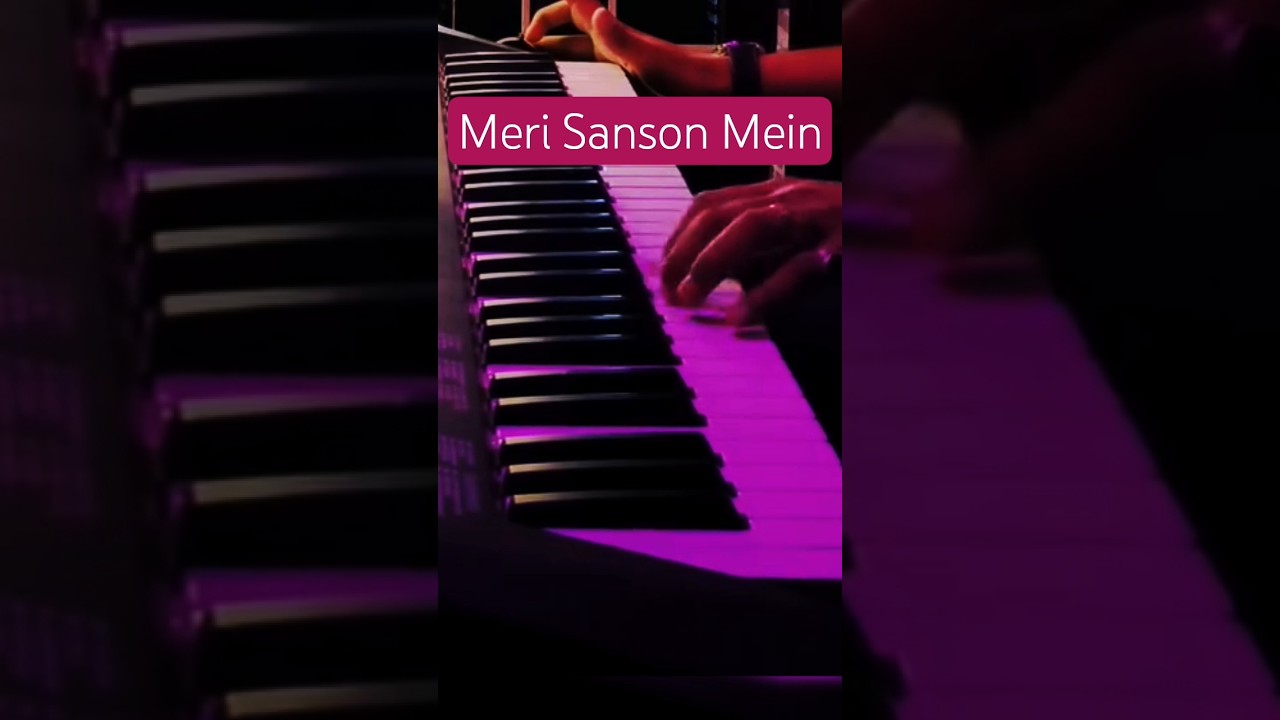 Meri Sanson Mein | with piano music | Udit Narayan | Aur Pyar Ho Gaya | 