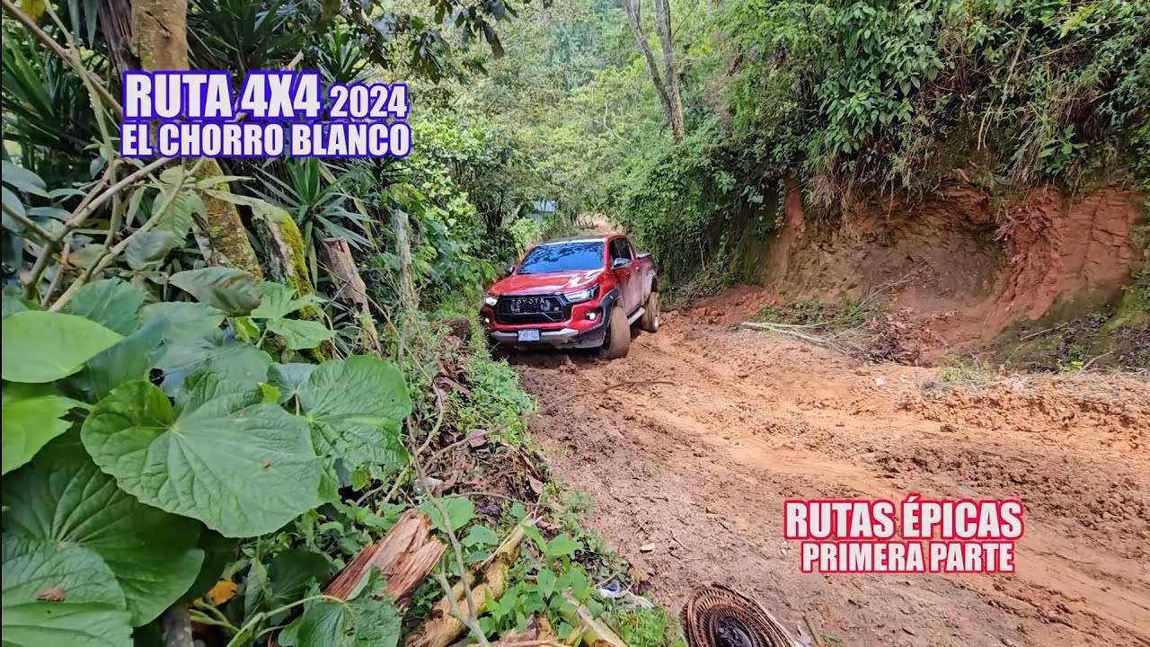 Nos Fuímos a Grabar La Calle a Chorro Blanco, Ruta de 4x4 en Chalatenango, El SALVADOR 2024