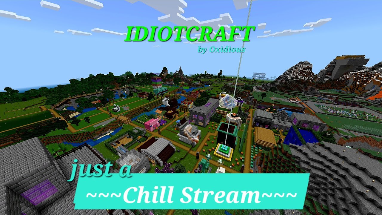 Just chilling in Minecraft after a very long break (IDIOTCRAFT) - YouTube
