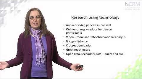 Creative Research Methods Technology and mixed methods research part 2 of 3