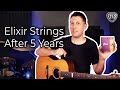 Before/After - Elixir Strings After 5 years!