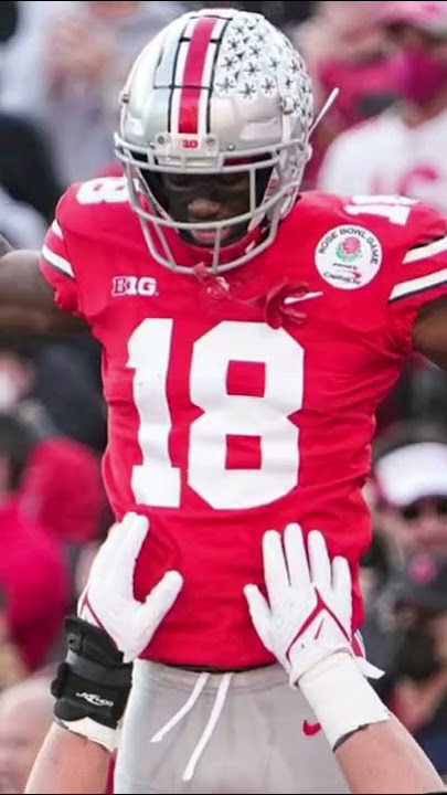 Ohio State Buckeyes receiver Marvin Harrison Jr. wears Louis Vuitton cleats  and an Apple Watch during game : r/CFB