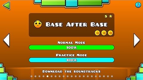 Geometry Dash #5 Base after Base (All coins)