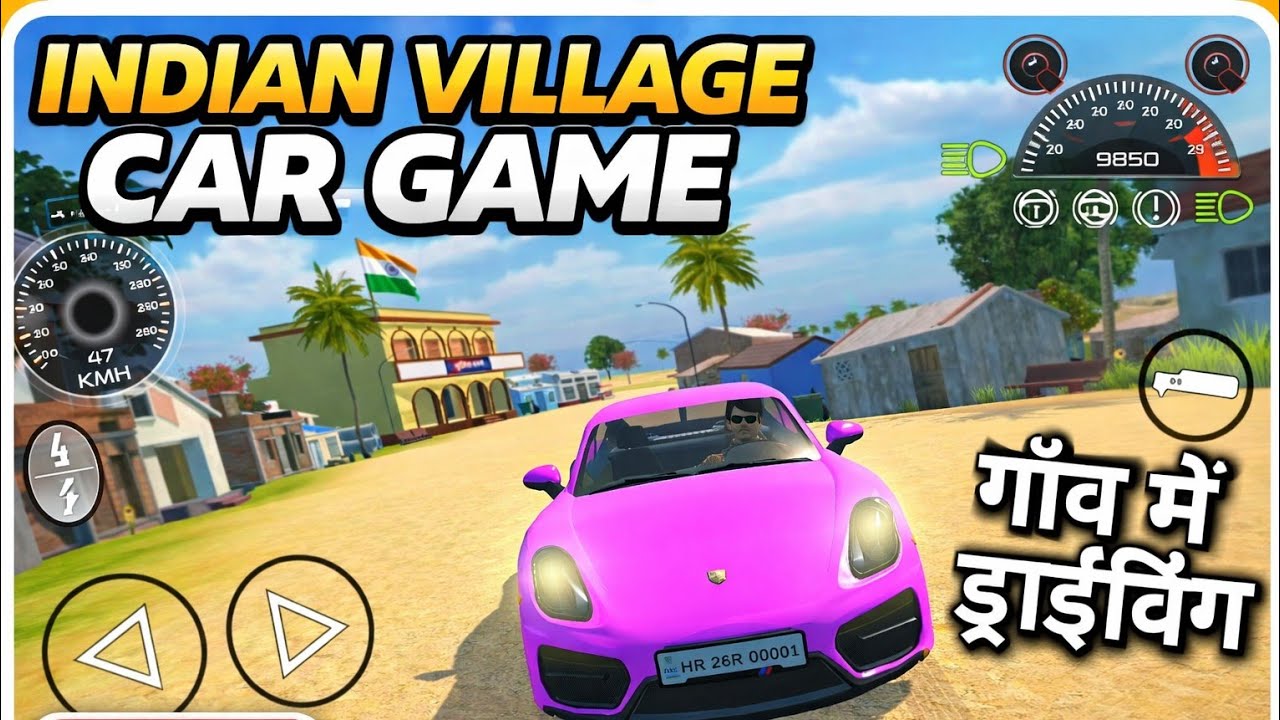 Gaon Mein Supercar Driving 😱 | Indian Village Car Game High Graphics Gameplay