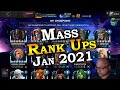 Mass Rank Ups - January 2021 | Marvel Contest of Champion