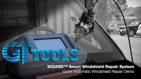 Wizard™ Smart Windshield Repair System - Quick Demo Video - GT Tools®