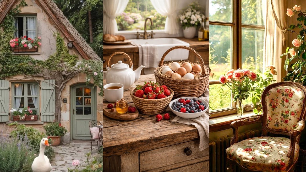 🦢EXPLORING VINTAGE REFINEMENT: 7 Home Tours Art of Blending Rustic Charm & Modern Comfort HomeDecor 