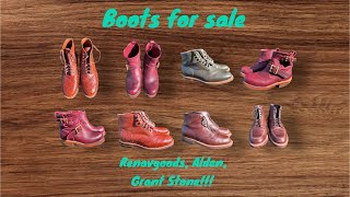 RENAVGOODS Engineer Boots in BLACK CHERRY BISON, Alden Indys, Grant Stone Jungle Kangaroo & Ostrich!
Subscribe to the Brothers on Boots podcast:
https://youtu.be/PieE0nTDmRo?si=Id7GxNFHwnOJkkzh
Renavgoods Black Cherry Bison 6” Engineer Boots 7EEE
https://dalesleatherworks.com/products/renavgoods-black-cherry-bison-6-engineer-boots-7d
Grant Stone Diesel Boot, Jungle Kangaroo 6.5EEE
https://dalesleatherworks.com/products/grant-stone-diesel-boot-jungle-kangaroo-6-5eee
Grant Stone Diesel Boot Cognac Ostrich 6.5EEE
https://dalesleatherworks.com/products/grant-stone-diesel-boot-cognac-ostrich-6-5eee
Alden 403 Indy Boot Brown CXL 6EEE
https://dalesleatherworks.com/products/alden-403-indy-boot-brown-cxl-6eee
Grant Stone Diesel Boot, Jungle Kangaroo NEW:
https://www.grantstoneshoes.com/products/pre-order-jungle-kangaroo-diesel-boot?ktk=YnJHczJNLTBhZmJmOWVhOTdi
Grant Stone Diesel Boot Cognac Ostrich NEW:
https://www.grantstoneshoes.com/products/ostrich-diesel-boot?ktk=YnJHczJNLTA2OWU3YWUzNmMz
Shop kilties, cuffs, bags, Veg tan insoles and belts on my website:
https://dalesleatherworks.com
Browse some of my favorite shops below:
Grant Stone Boots:
https://www.grantstoneshoes.com/?ktk=YnJHczJNLTc2NGQzNzE0MmMy
Viberg Boots:
https://viberg.com/?ktk=YnJHczJNLTg5MzhjZmY4ZjI4
Division Road:
https://divisionroadinc.com/?ktk=YnJHczJNLWEyODc0YzU4M2Y0
Oakstreet Bootmakers:
https://oakstreetbootmakers.com/?ktk=YnJHczJNLTdjZjFmMzA1MDM5
Parkhurst Boots:
https://www.parkhurstbrand.com/?ktk=YnJHczJNLTA5OTYxMzhlMWIz
Caswell Boots:
https://www.caswellbootco.com/?ktk=YnJHczJNLTU5NjEzMjlkM2Fi
HELM Boots:
https://helmboots.com/?ktk=YnJHczJNLWZkNWRmZmY1MTli&utm_source=kutoku
Chisos Cowboy Boots:
https://chisos.com/?ktk=YnJHczJNLWQyMjRhYjIwMGU4
Dievier Boots:
https://www.dievierofficial.com/?ktk=YnJHczJNLWNmYWQ2ZjZkY2Mx
Bordon Boots:
https://bordon.com.co/?ktk=YnJHczJNLWUyYmM5ZTU5ZGFl
Worn Socks
https://worn.pxf.io/R5X9Z2
Camel City Mill Socks:
https://camelcitymill.com/collections/work-socks?ktk=YnJHczJNLWZkZjg0NTA1NWIz
Jim Green Footwear:
https://jimgreenfootwear.com/?ktk=YnJHczJNLTkzMjZjOTBmY2Rh
Warfield & Grand Shoes:
https://warfieldandgrand.com/?ktk=YnJHczJNLWNhYTE5NWE1NzE5
WESN Blades:
https://wesn.com/?ktk=YnJHczJNLTYzZjQyZjIwZGU4 RENAVGOODS Engineer Boots in BLACK CHERRY BISON, Alden Indys, Grant Stone Jungle Kangaroo & Ostrich!