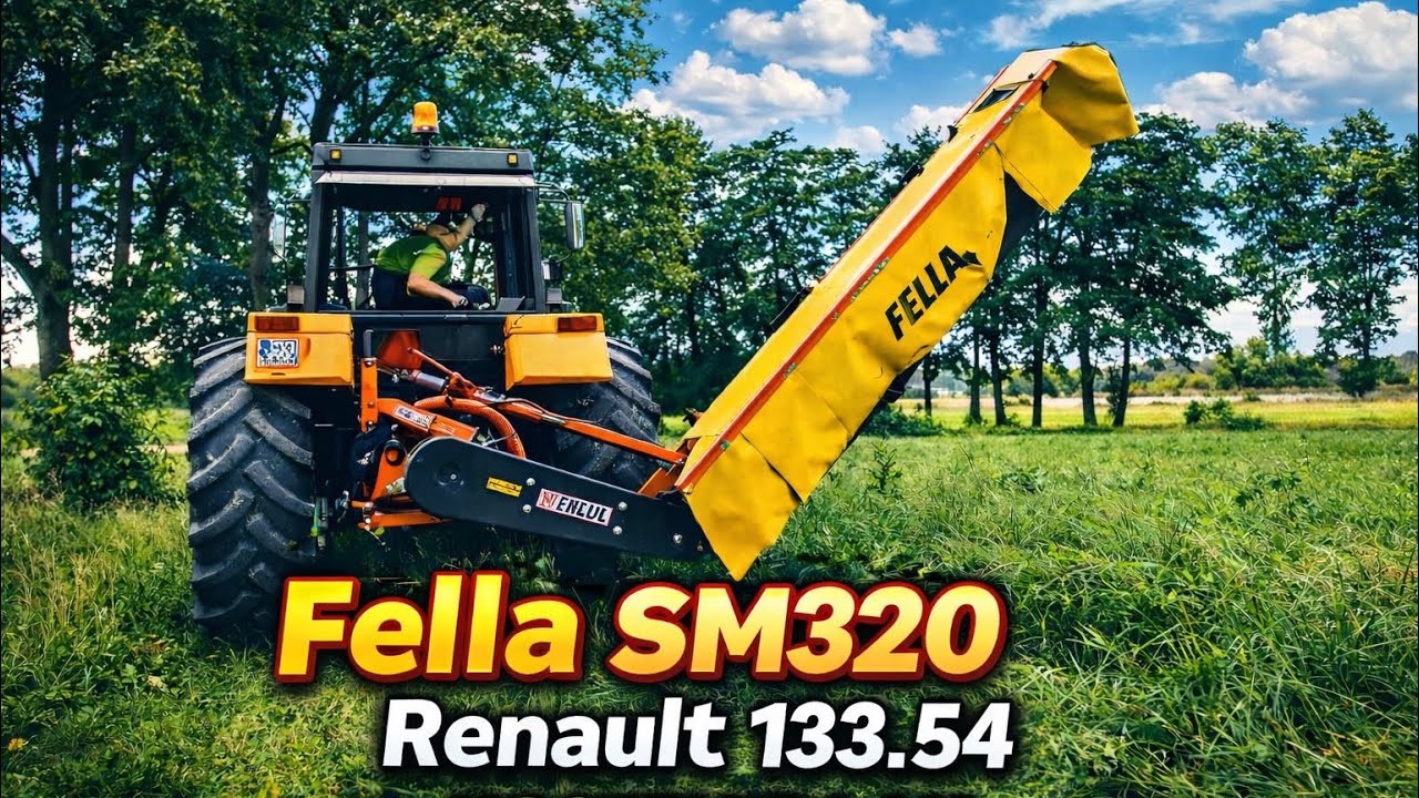 Fella SM 320 + Renault 133 54 !! FULL HD !!