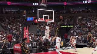 WARRIORS @ BULLS HIGHLIGHTS | Steph & Ziaire GOES OFF😱 | (NBA2K24) (MyCareer)