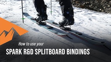 How to use your Spark R&D splitboard bindings l Snowcountry