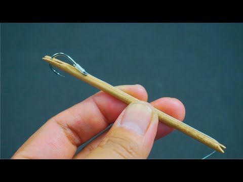 Make It Yourself ! Making fishing tackle 100% using Bamboo | DIY Tools Fishing 2023