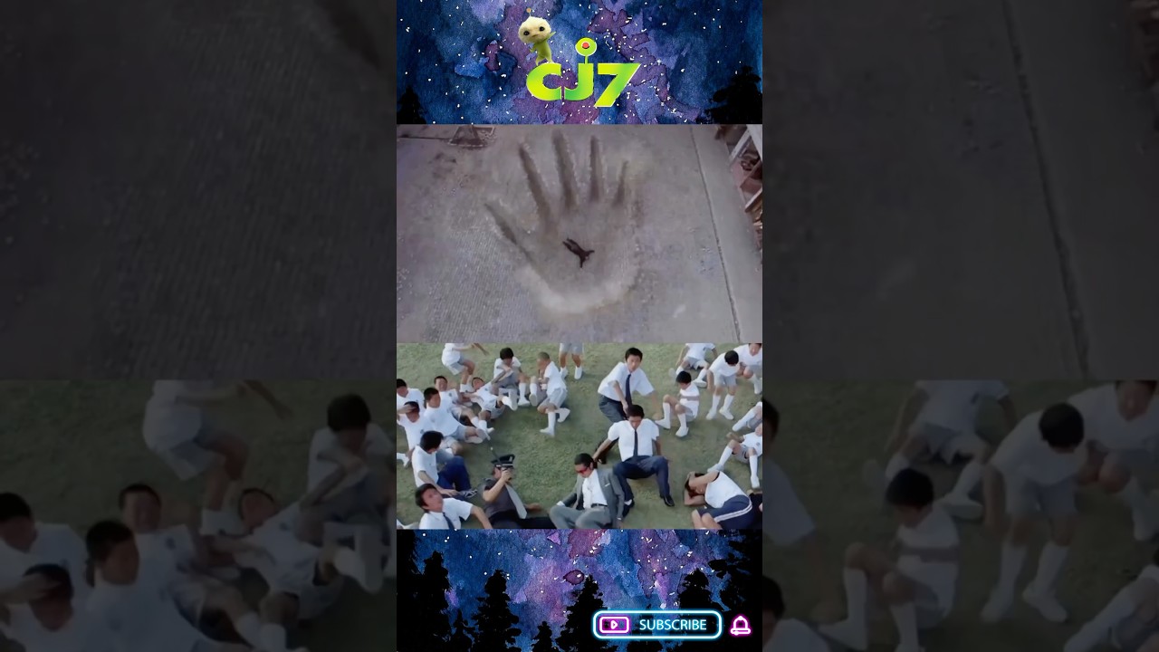 Is XuJiao's KungFu scene in CJ7 a tribute to the Buddha's Palm from the classic film Kung Fu Hustle?