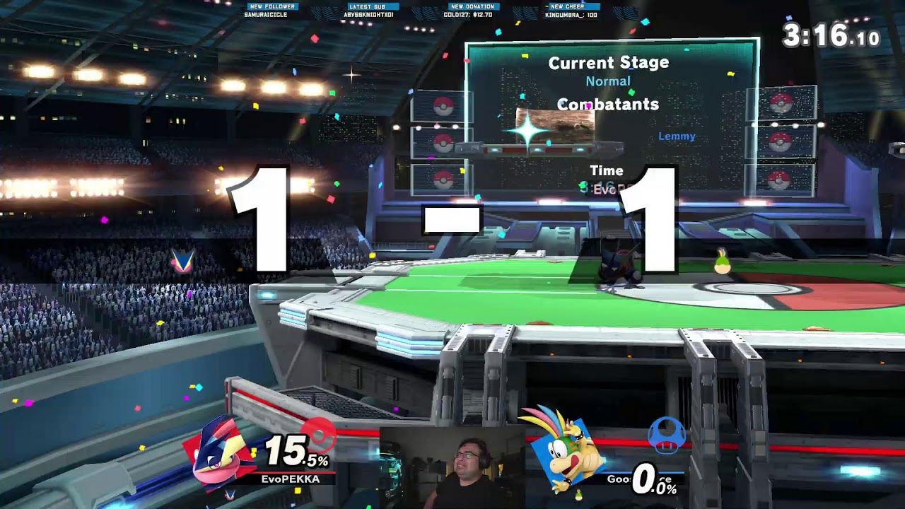 Open Arena! Bringing the pain in 1 v 1s in Smash Bros Ultimate! Type !arena for the Arena ID!
