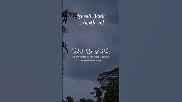 الْحَمْدُ لِلَّهِ فَاطِرِ السَّمَاوَاتِ وَالْأَرْضِ #سورة_فاطر