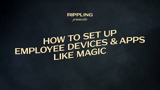 Work Magic - Apps | Rippling.com
