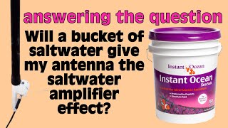 Will a Bucket of Saltwater Help My Vertical Ham Radio Antenna?
Answering the question and explaining what saltwater does to an HF antenna #portablehamradio #hamradio #hamradioantenna
Link to Mike’s channel and video:
https://youtu.be/TKiXkLBtpK0?si=2ijGh5khNLOP_tcB Will a Bucket of Saltwater Help My Vertical Ham Radio Antenna?