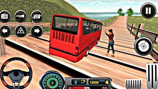 Uphill Offroad Bus Driving Sim 🚌 💥  Gameplay 85√ Osm Driving || Mobile Gameplaystv screenshot 4