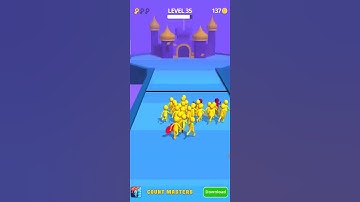 Join Clash 3D Level 35- Gameplay Walkthrough  (iOS & Android)🤑 #shorts | 😎#GameWithMJ