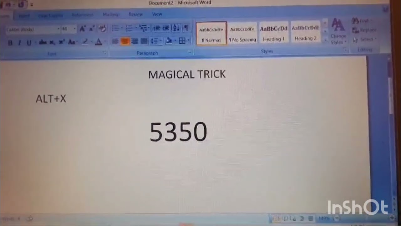 magical trick