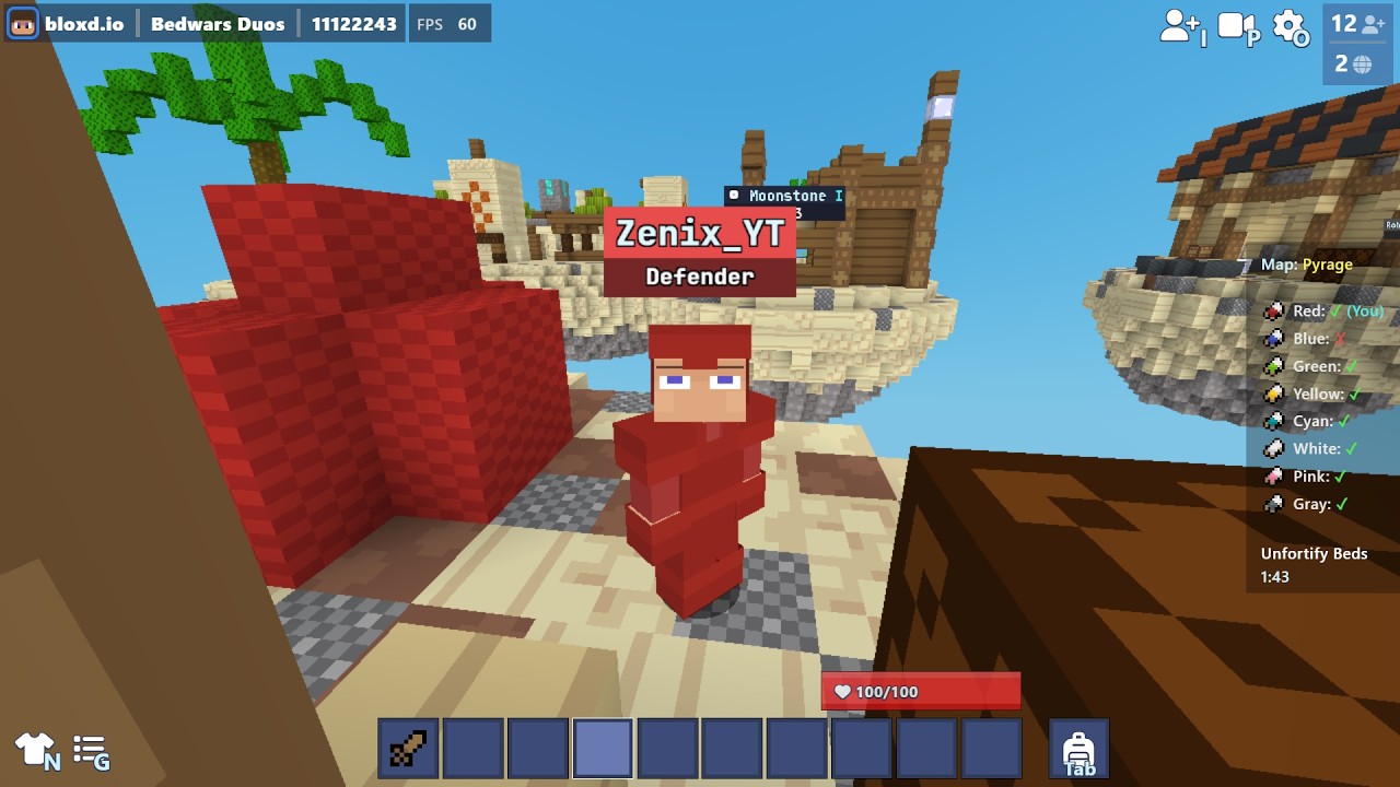 Playing Bedwars with @NOT_ROHAN_YT_JR! | Bloxd.io | Bedwars