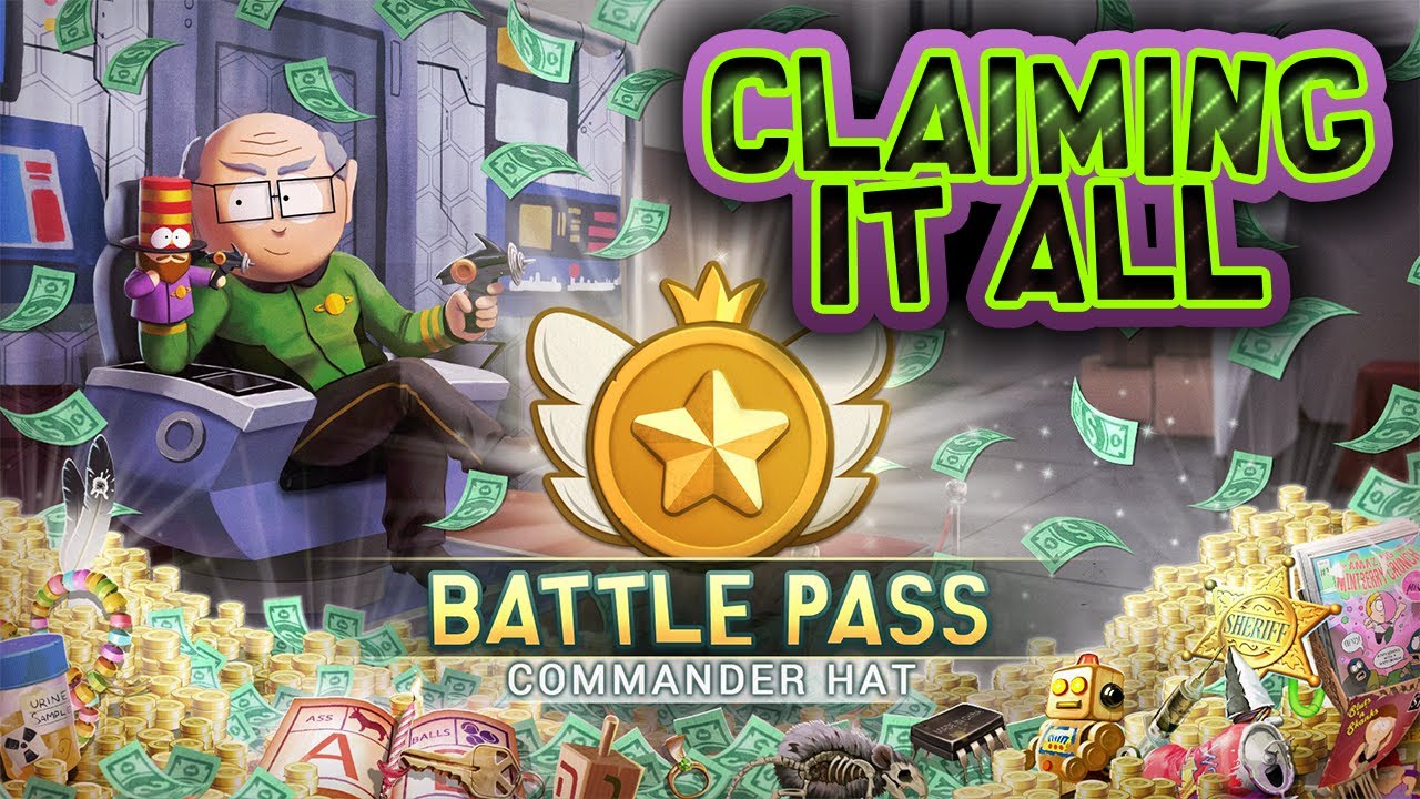 COMMANDER HAT Battle Pass - Claiming the whole Battle Pass | South Park Phone Destroyer