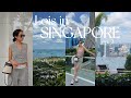 SINGAPORE TRAVEL VLOG EP 2 |exploring the city, Gardens by the Bay, & restaurant with amazing view