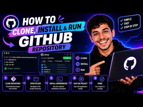 How To Clone, Install & Run GitHub Repository | Short Tutorial