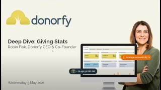 Donorfy Deep Dive - Giving Stats