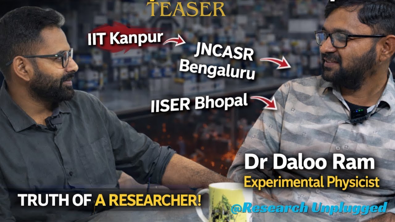 TEASER | IIT to IISER: The REAL Truth About Research Careers in India