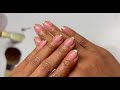 Easy DIY chrome French manicure