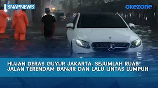 Download lagu Heavy Rains Hit Jakarta, Flooding Several Roads and Paralyzing Traffic