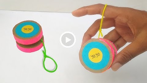 how to make yoyo from cardboard | make yoyo at home | diy yoyo