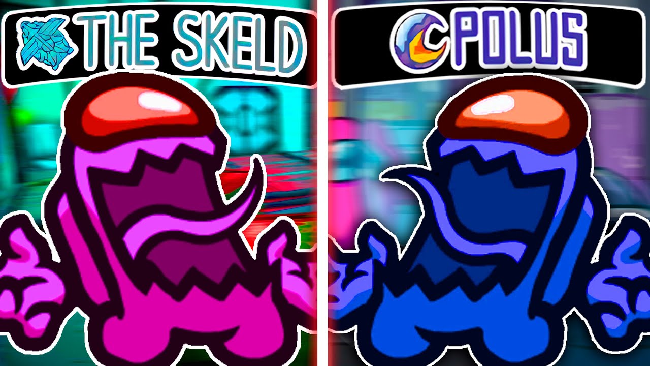 Among Us Hide N Seek (POLUS MAP & SKELD MAP) - Hider Gameplay - Seeker Gameplay