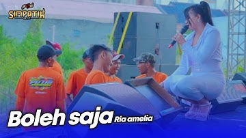 BOLEH SAJA - RIA AMELIA - LIVE SIMPATIK MUSIC KLK AUDIO - PUTRI MANGGAR TEGAL