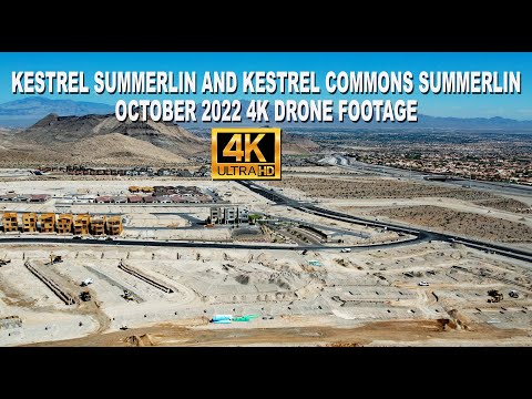 Kestrel Summerlin And Kestrel Commons Summerlin October 2022 4k Drone Footage